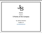 5 Points of the Compass Jazz Ensemble sheet music cover